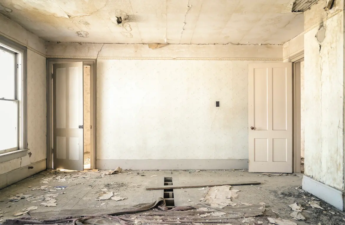 Waste disposal crew managing a cleanout project in Carolina Beach